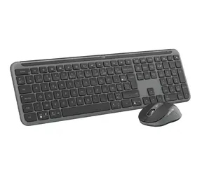 Logitech Signature Slim Combo MK950 Business grafitová / Set klávesnice a myši / Francouzské rozložení