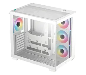 DEEPCOOL CG530 4F bílá / Skříň / Midi-Tower / ATX / 4x ARGB / Temperované sklo