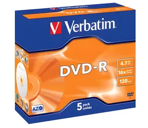 Verbatim DVD-R DataLife Plus / Optické médium / 4,7 GB / 16x / 1 ks / jewel case