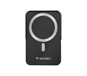 Verbatim Charge 'n' Go černá / Powerbanka / 10 000 mAh / MagSafe / 15W bezdrátové / USB-C PD 20W