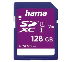 Hama SDXC 128 GB / Paměťová karta / Class 10 / UHS-I / až 80 MB/s / V10