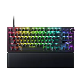 Razer Huntsman V3 Pro Tenkeyless černá / Herní klávesnice / opticko-analogová / 8KHz / Rapid Trigger / RGB / US Layout