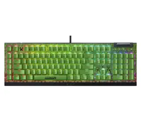 Razer BlackWidow V4 X Green Switch černá / Herní klávesnice / mechanická / Minecraft Edition / Razer Chroma RGB / USB