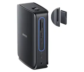 Anker Nano 13v1 černá / Dokovací stanice / 140W / 2x HDMI / 1x DP / USB-C 10Gbps / RJ-45 / SD+microSD