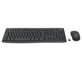 Logitech MK370 CH černá / Bezdrátová sada klávesnice a myši / CH verze / Bluetooth / Logi Bolt