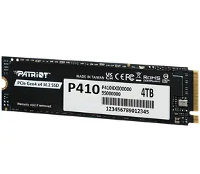 Patriot P410 4TB / SSD / M.2 2280 / PCIe Gen4 x4 / R: 5000MBps / W: 4500MBps / 5y
