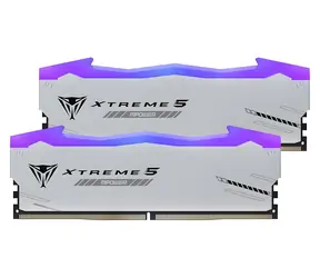 Patriot Viper Xtreme 5 RGB 48GB (2x24GB) 5800MHz stříbrná / DIMM / DDR5 / CL38 / On-Die ECC / Unbuffered / 1.45V