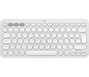 Logitech Pebble Keys 2 K380S Tonal White / Klávesnice / Bluetooth / DE layout