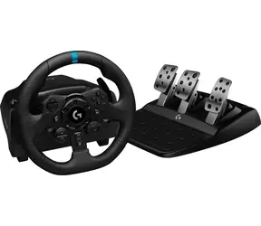 Logitech G923 PS4 černá / Herní volant + pedály / pro PS5, PS4 a PC / Trueforce / USB 2.0