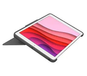Logitech Combo Touch grafitová / Pouzdro s klávesnicí / trackpad / podsvícení / ES layout / iPad Air 11" (2024)