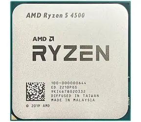 AMD Ryzen 5 4500 OEM / Procesor / 3,6 GHz / Turbo 4,1 GHz / 6C12T / L2 3MB L3 8MB / AM4 / Bez VGA / 65W