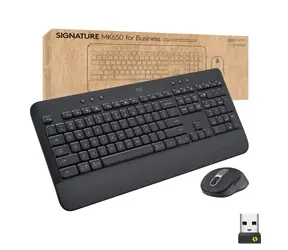 Logitech Signature MK650 Combo for Business grafitová / Klávesnice + myš / CH layout / Bluetooth