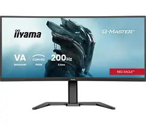 34" Iiyama G-Master Red Eagle GCB3484WQSU-B2 černá / Herní monitor / Curved VA / 3440x1440 / 21:9 / 0.4ms / HDMI+DP