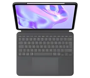 Logitech Combo Touch ES grafitová / Pouzdro s klávesnicí / iPad Air 11" (2024) / Trackpad / Podsvícení / Apple Smart Con