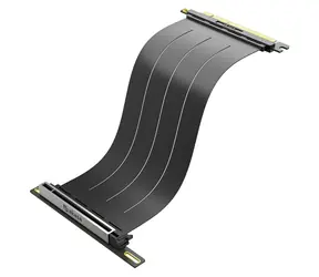 AKASA Riser Black X3 Mark V černá / Riser kabel / PCIe 5.0 x16 / 300 mm