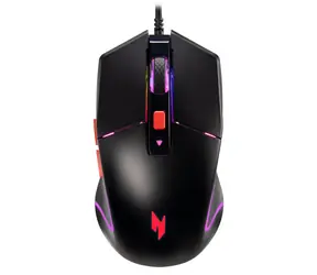 Acer Nitro NMW100 černá / Herní myš / 7200 DPI / 7 tlačítek / RGB / USB-A