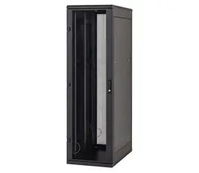 Triton RMA-27-A66-BAX-N1 černá / Stojanový rozvaděč 19" / 27U / 600×600 mm / skleněné dveře