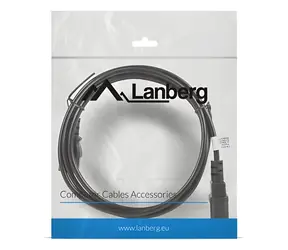 Lanberg prodlužovací napájecí kabel C13-C14 / 1.8 m / černá