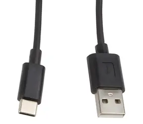 Lanberg USB 2.0 Type-C (M) - USB-A (M) 1 m černá / Datový kabel USB / 480 Mbit/s