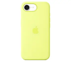 Apple Silikonový kryt pro iPhone 16e Neon Yellow / Kryt / Silikon