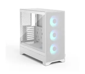 Fractal Design Pop 2 Air RGB TG bílá / ATX / 2x USB 3.2 / 3x 120mm / bez zdroje / průhledná bočnice