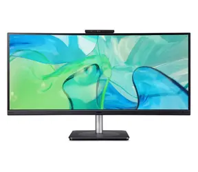 34" Acer CB343CUR Dbemiiphcuzx černá / Monitor / IPS / UWQHD 3440×1440 / 60 Hz / 4 ms / Adaptive-Sync / USB-C 140W