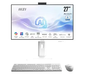 MSI Modern AM273QP AI 1UM-402EU bílá / 27" QHD / Intel Core Ultra 5 125H 4.5GHz / IPS / 16GB / 512GB SSD / Intel Arc