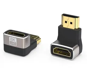PremiumCord Adaptér HDMI A F/M / Redukce / zahnutá 90° / 8K/60Hz / 4K/120Hz