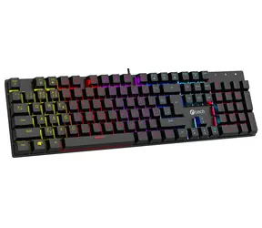 C-TECH Morpheus RGB černá / Herní klávesnice / mechanická / RGB / USB-A / CZ/SK layout