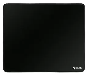 C-TECH MP-01 černá / Podložka pod myš / 320x270x4mm / obšité okraje