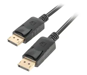 LANBERG CA-DPDP-10CC-0018-BK černá / Kabel DisplayPort / 1,8 m / DisplayPort 1.2 / 4K 60 Hz