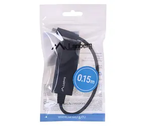 Lanberg NC-1000-02 / Síťový adaptér / USB-C + USB / RJ-45