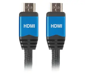 Lanberg CA-HDMI-20CU-0018-BL černá / Kabel HDMI na HDMI / 1,8 m / HDMI 2.0 / 4K / 144 Hz