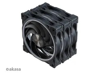 Akasa SOHO AR / ventilátor 120mm / aRGB / PWM / 500-2000 RPM / 3 ks
