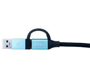i-tec C31USBCACBL / Kabel USB-C / USB-C na USB-C + USB-A 3.0 / 1 m / USB 3.1 Gen 2 / 10 Gbps