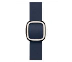 Apple Watch Modern Buckle 42 mm Deep Blue Large / Řemínek s moderní přezkou / 160–180 mm / FineWoven