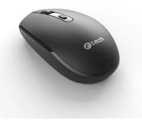 C-TECH WLM-15 / Bezdrátová optická myš / 1600 DPI / 4 tlačítka / BT5.0+2,4 GHz / 2×AAA