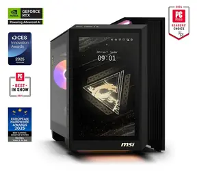 MSI MEG Vision X AI 2NVV9-289EU černá / Herní počítač / Intel Core Ultra 9 285K / 64GB / 2TB SSD / RTX 5080 16GB / W11H