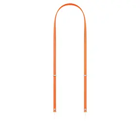 Apple Crossbody Strap oranžová / Popruh / pro iPhone / 100% recyklovaný PET / 1080–2080 mm