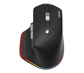 Acer Easy Fit černá / Myš / ergonomická / bezdrátová / pro praváky / 4000 DPI / 6 tlačítek / USB + Bluetooth 5.0