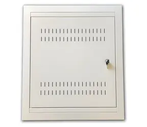 DATACOM 19" rozvaděč pod omítku 4U+2U / Nástěnný / 150mm / plechové dveře / šedý