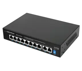 Esperanza ENS106 / Switch / 10-port 10/100 Mbps / 8x PoE+ / 96W (30W/port) / 802.3af/at
