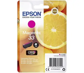 Epson Singlepack Magenta 33 Claria Premium Ink purpurová / Inkoust do tiskárny / 4.5ml / 300 stran