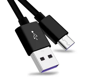 PremiumCord USB-C na USB-A černý / Nabíjecí kabel / 5A / USB 2.0 / 1m