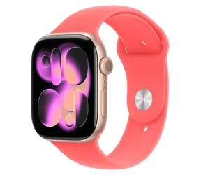 Apple Watch Sport Band 46mm Bright Guava S/M / Sportovní řemínek / Fluoroelastomer / Pro Apple Watch 44/45/46/49 mm