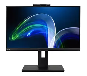 23,8" Acer B248YGbemiqprcuzx černá / Monitor / IPS / FHD / 120 Hz / 4 ms / USB-C PD 100 W / Pivot / webkamera