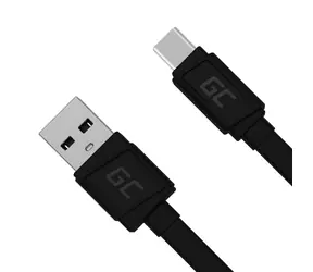 Green Cell KABGC03 černá / Kabel USB-A (M) - USB-C (M) / 0.25 m / USB 2.0