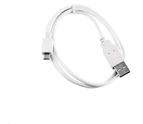 C-TECH Micro USB kabel 1 m bílá / USB 2.0 A (M) - Micro USB B (M)
