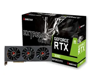 Biostar GeForce RTX 3080 10GB / Grafická karta / 1440 MHz / 10GB GDDR6X / 320-bit / 1x HDMI + 3x DP / (8+8)