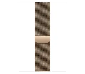 Apple Watch Milanese Loop zlatá / Řemínek milánský tah / S/M / 44–49 mm